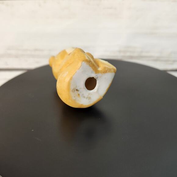 Teddy Bear Brown Heart Porcelain Figurine Cozy Cottage - Picture 6 of 7